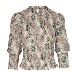 Veronica Beard Multicolor Floral Blouse